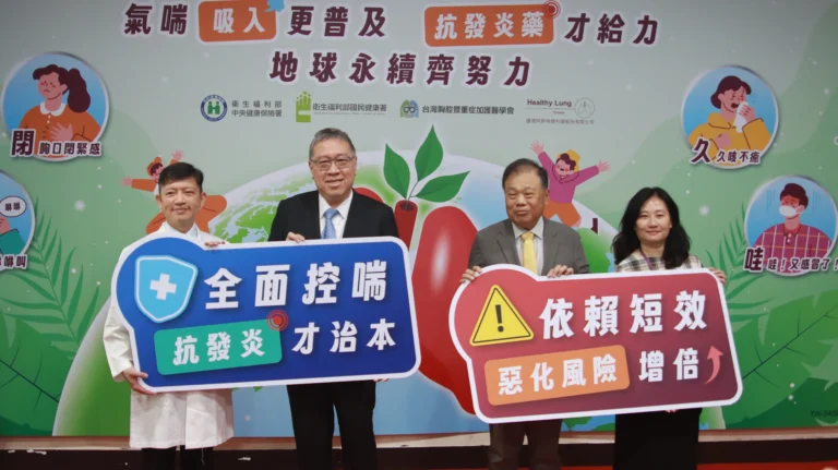 台灣約有200萬名氣喘患者,其中5%屬於控制困難的嚴重型氣喘。過度依賴短效緩解藥可能導致夜間急性發作、甚至送進加護病房。醫師建議採階梯式治療與抗發炎策略為控制關鍵。中央健保署自2001年推動P4P氣喘照護方案,收案病人急診與住院率明顯下降,顯示整合照護成效良好。為強化控制效果並促進環境永續,建議病人遵循專業指引,減少短效藥依賴與不必要的藥品耗費,提升自我照護能力,減少醫療資源負擔,為個人健康與地球永續共同努力。
