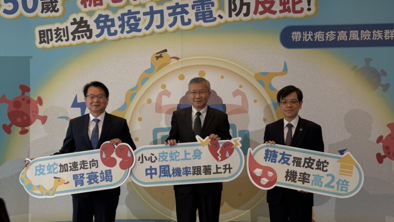 不讓病人洗腎、中風才是目標:預防帶狀疱疹併發重症,「糖心腎」三大族群應接種疫苗