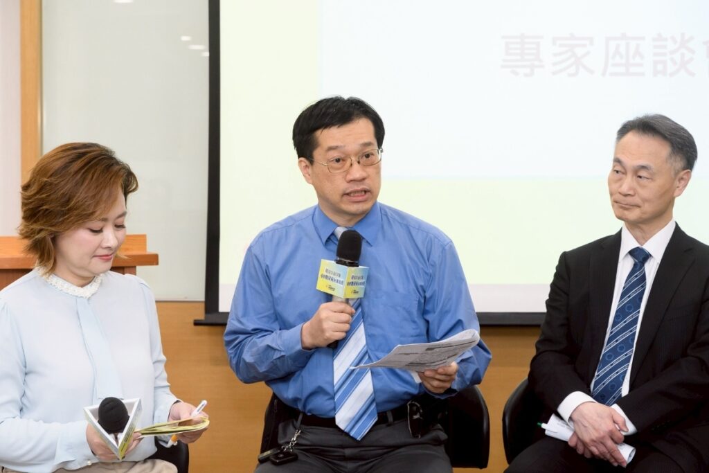 研究主持人於活動中說明糖尿病社會觀感研究結論與未來倡議方向。