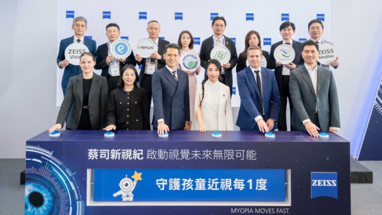 產官學醫界代表共同啟動兒童近視防護行動，呼籲從每一度近視開始，守護台灣兒童長期視力健康