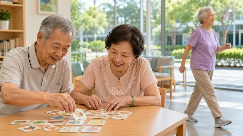 正向老化信念不是安慰劑?追蹤12年研究:45.15%長者認知或行走功能改善 3 高齡者進行認知活動與步行訓練,呈現原本功能正常仍可能持續改善