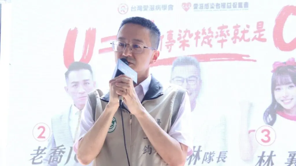 HIV病毒量低於200 copies/mL且穩定治療，性行為傳染機率為0，日常接觸不會感染